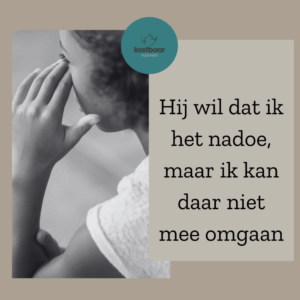 Vrouw die verdriet heeft